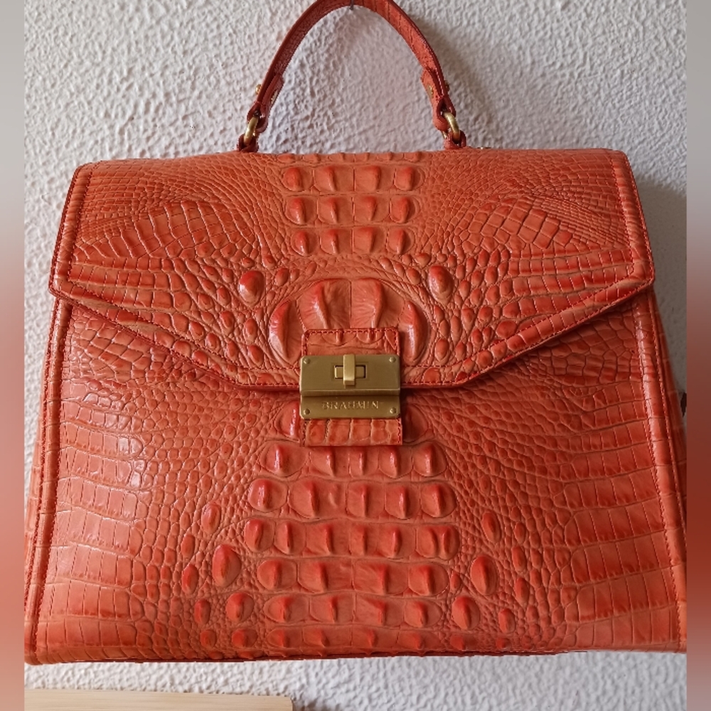 Brahmin Satchel Bag, Tulle - Picture 3 of 16